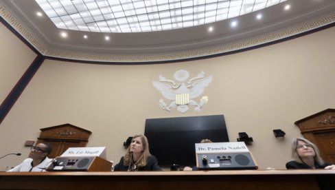 УНИВЕРЗИТЕТИ ХАРВАРД, ПЕНСИЛВАНИЈА И МИТ НА УДАРУ БЕЛЕ КУЋЕ: Због њиховог сведочења пред Конгресом о антисемитизму УНИВЕРЗИТЕТИ ХАРВАРД, ПЕНСИЛВАНИЈА И МИТ НА УДАРУ БЕЛЕ КУЋЕ: Због њиховог сведочења пред Конгресом о антисемитизму