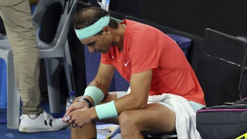 TEŠKO JE! Rafael Nadal skoro zaplakao - ne zna kada će uopšte moći ponovo da igra tenis! TEŠKO JE! Rafael Nadal skoro zaplakao - ne zna kada će uopšte moći ponovo da igra tenis!
