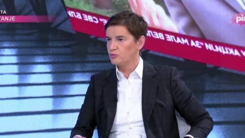 BLOKADA RTS JE KRIVIČNO DELO Brnabić: Sloboda medija u toj njihovoj lepšoj svezubojočigledno neće postojati