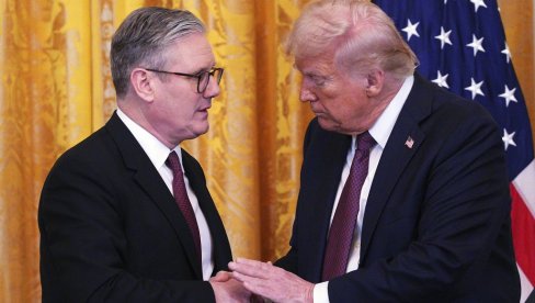 ТРАМП И СТАРМЕР: Представили трговински споразум САД и Уједињеног Краљевства ТРАМП И СТАРМЕР: Представили трговински споразум САД и Уједињеног Краљевства
