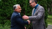 ВУЧИЋ НА САСТАНКУ СА ОРБАНОМ: Поносан на наше пријатељство и најбоље односе у српско-мађарској историји
